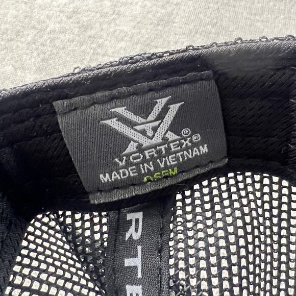 Vortex Optics Shirt Adult One Size Black Mesh Adjustable Cap Casual Men's - Picture 8 of 8